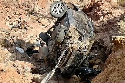 61 metrlik hündürlükdən düşdü, 