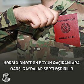Hərbi xidmətdən yayınanlara qarşı qaydalar 