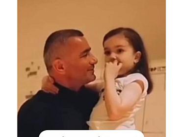 Курбан Курбанов с дочерью -