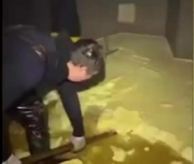 Kərə yağı istehsalı ilə bağlı qalmaqallı görüntülər - 