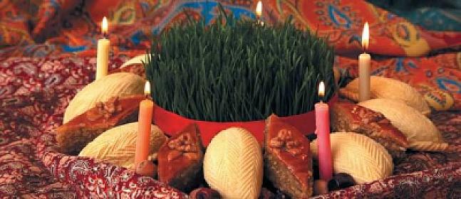 What should be in the Novruz tray?