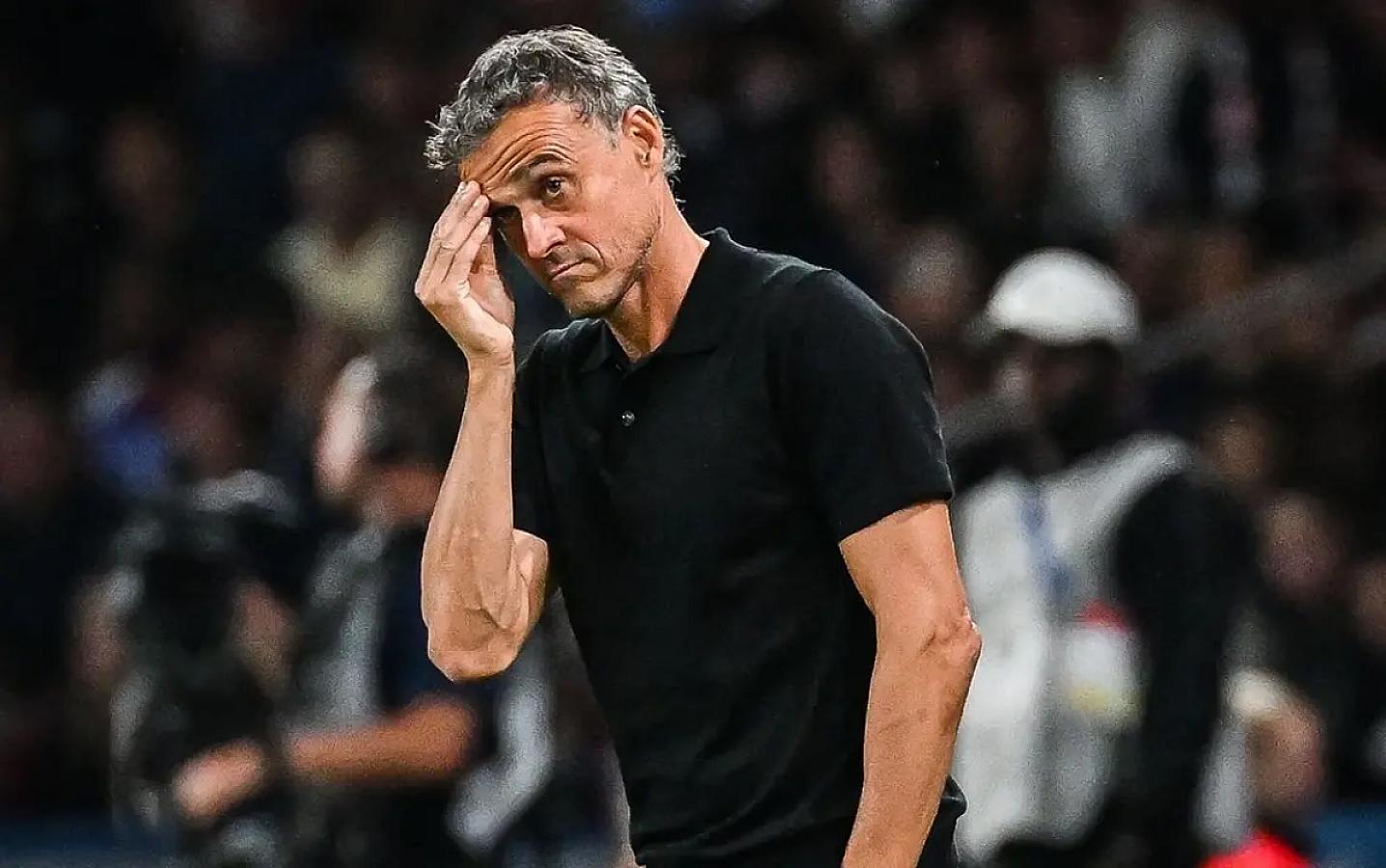 PSG's head coach had an accident -