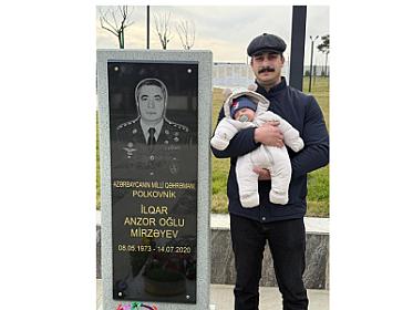 Şəhid polkovnik İlqar Mirzəyevin oğlundan kövrəldən PAYLAŞIM - 