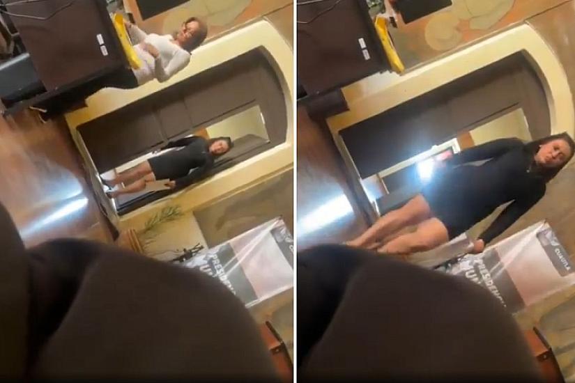 Bələdiyyə binasında SKANDAL GÖRÜNTÜLƏR - 