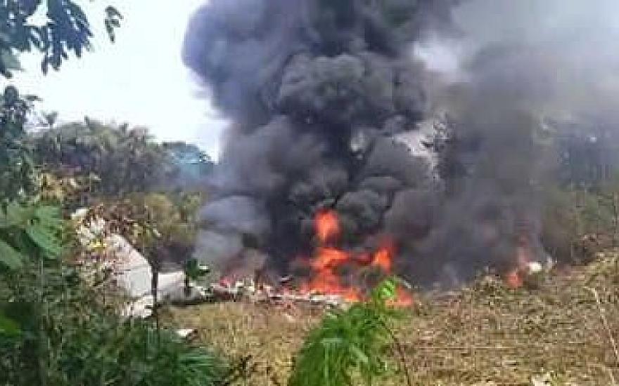 100-dən çox hərbçinin olduğu təyyarə qəzaya uğradı - 