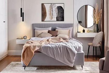 Which wall color helps to fall asleep quickly?