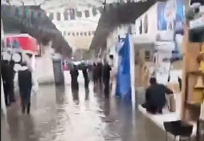 “Sədərək” ticarət mərkəzini su basdı - 