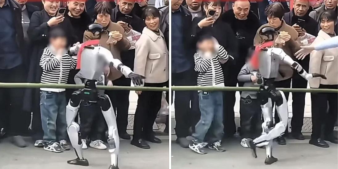 Çində robot uşağı vurdu – 