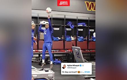 Mbappe basketbolda da dəqiqdir - 