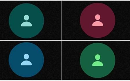 Цветные профили в "WhatsApp"