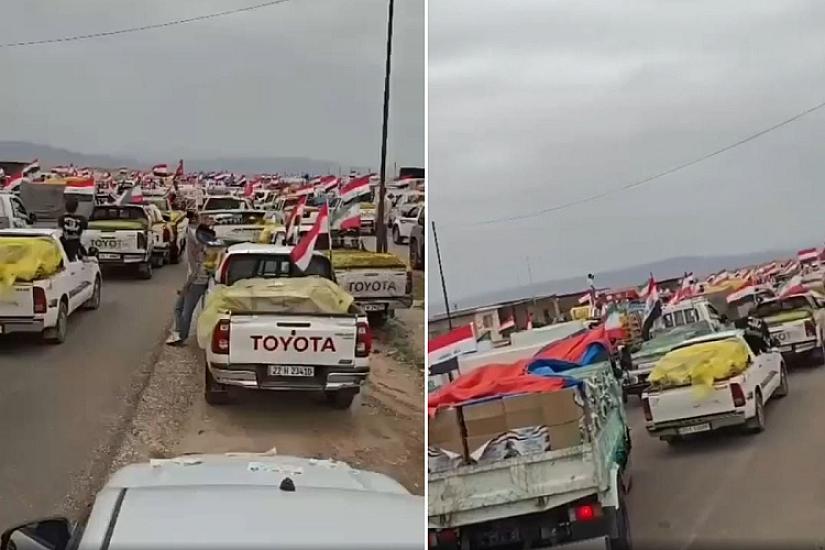 İraqdan göndərilən yardımlar diqqət çəkdi - 