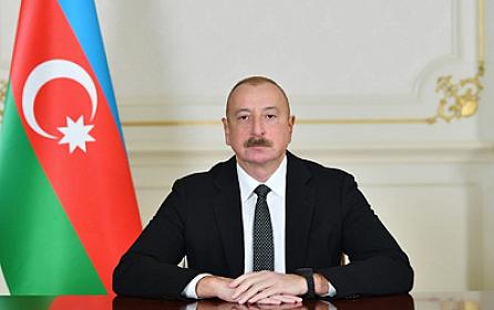 İlham Əliyevdən həmkarına 