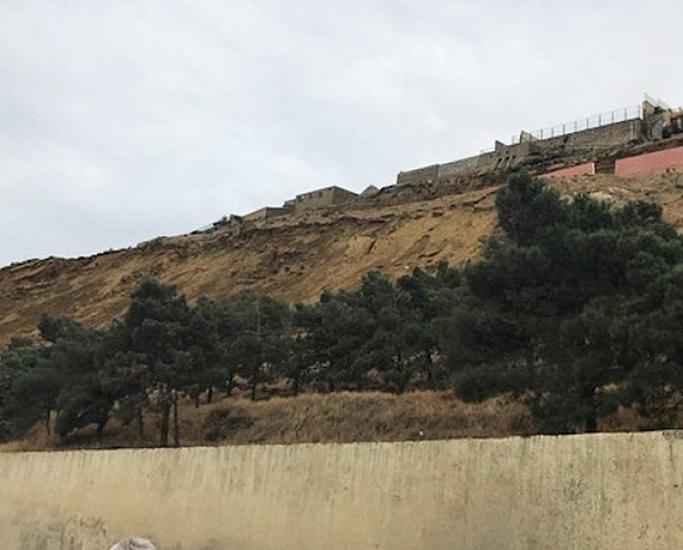 Badamdarda sürüşmə təhlükəsi: 