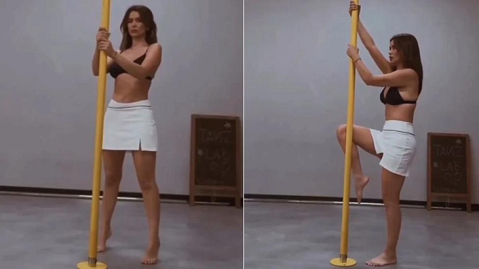 Məşhur aktrisa yeni filmi üçün dirək rəqsi dərsləri aldı - 