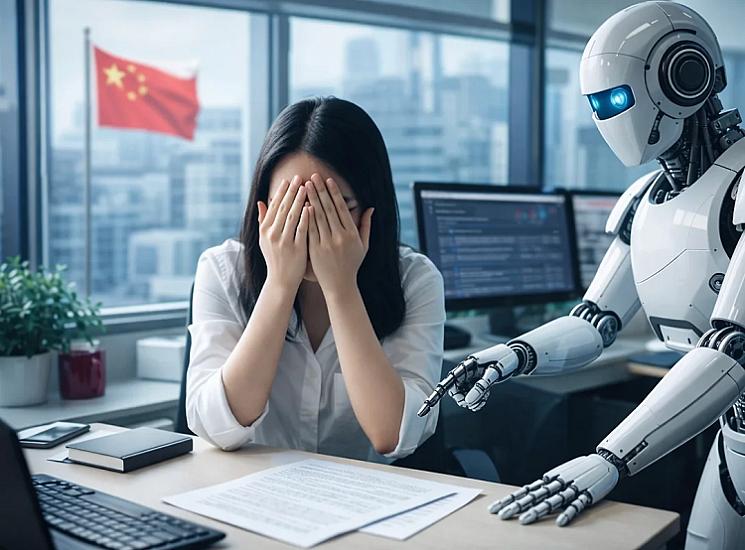 Çində bəzi şirkətlər əməkdaşlarını süni intellektlə 