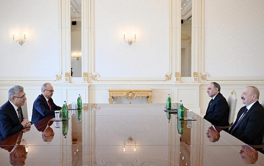 Prezident Muhsin Şentürkü qəbul etdi - 