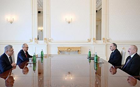 Prezident Muhsin Şentürkü qəbul etdi - 