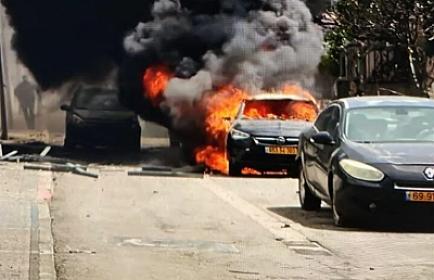 İsrailin şəhərləri bombalandı - 