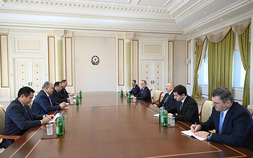 Prezident qazaxıstanlı nazirləri qəbul etdi - 