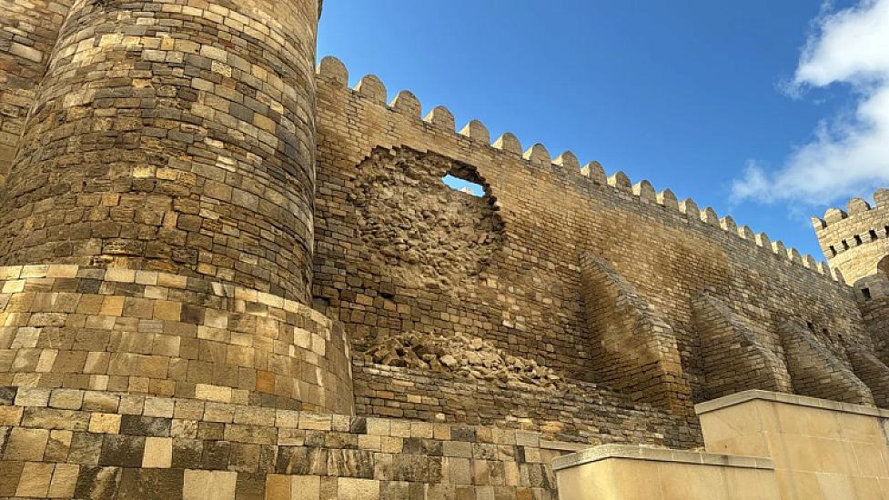 Часть крепостных стен в Ичери-шехер