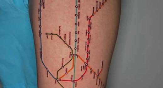 Metro xəttini ayağına 