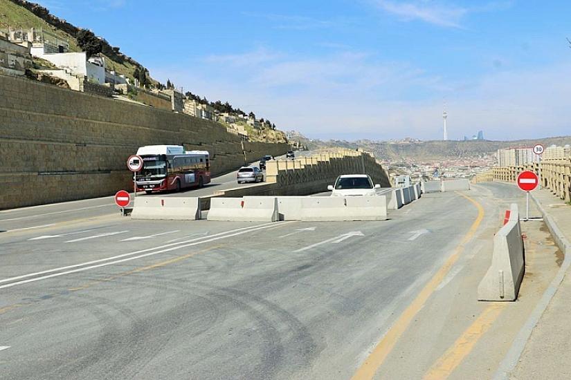 Bibiheybət yolunda təmir-bərpa işləri 