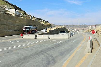 Bibiheybət yolunda təmir-bərpa işləri 