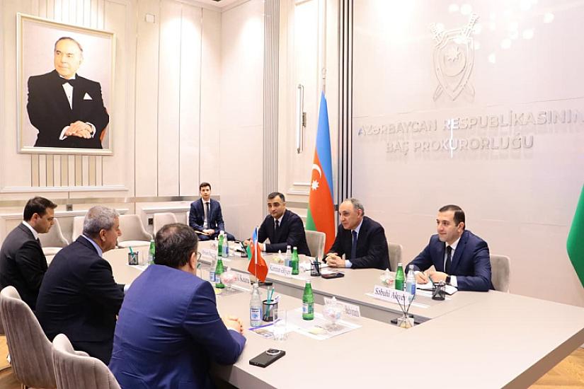 Kamran Əliyev Türkiyə Ali Məhkəməsinin nümayəndələri ilə görüşdü - 