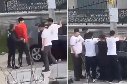 Məktəbə bıçaqla girmək istəyən şagirdlər belə saxlanıldı - 