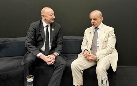 İlham Əliyev Şahbaz Şəriflə görüşdü - 