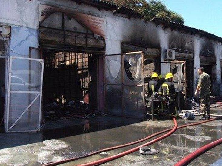 Lənkəranda avtomobil təmiri sexində  partlayış-