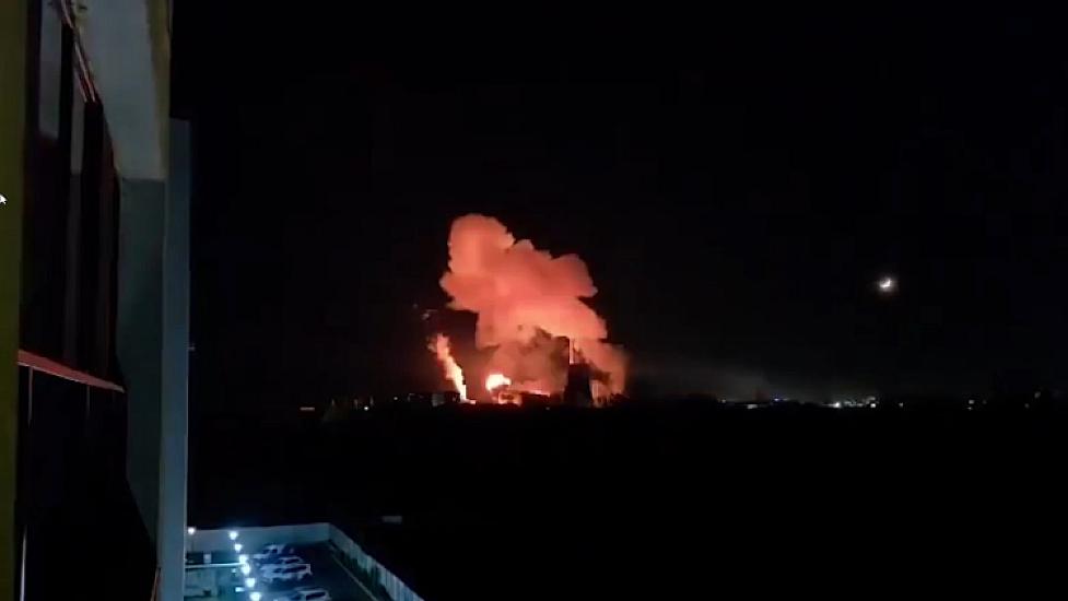 An electric power plant exploded in Romania -