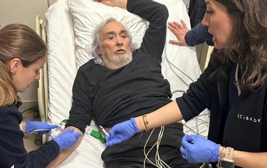 The actor arguing with the audience