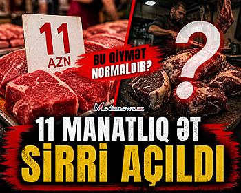 11 manata satılan ətin 