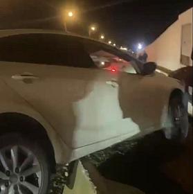 Təmir gedən yolda QƏZA - Xəbərdarlıq nişanı YOXDUR - 