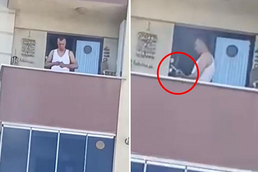 Bu görüntüləri başına bəla oldu - 