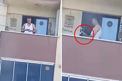 Bu görüntüləri başına bəla oldu - 