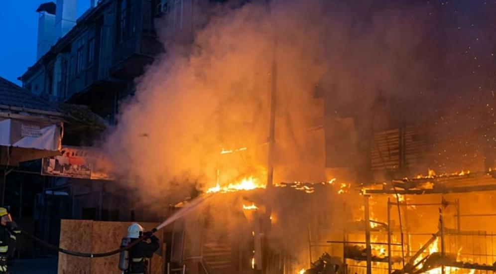 Azərbaycanda market KÜLƏ DÖNDÜ - 