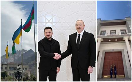 Zelenskinin Azərbaycana səfərindən GÖRÜNTÜLƏR - 