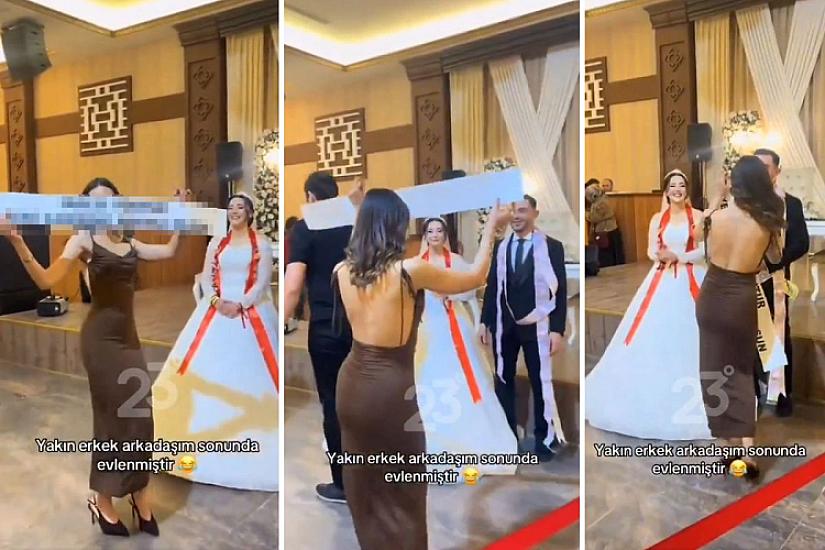 Toyda açılan pankart təəccüb doğurdu - 