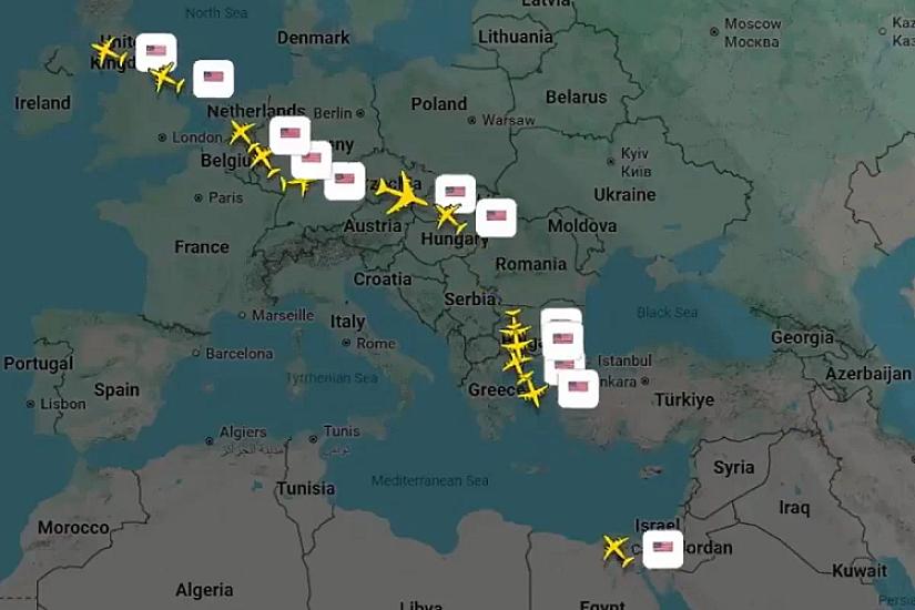 The US has conducted military reinforcement in the Middle East -