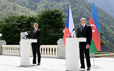 İlham Əliyev və Andrey Babiş mətbuata bəyanatlarla çıxış etdilər - 