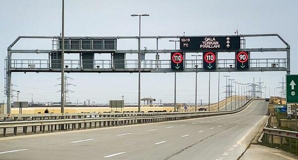 Bu yolda sürət həddi 