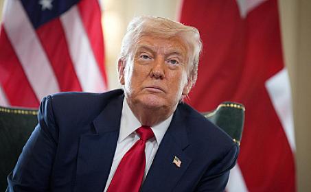 With Trump's picture