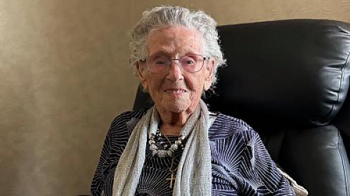 Interesting statement from a 103-year-old woman: