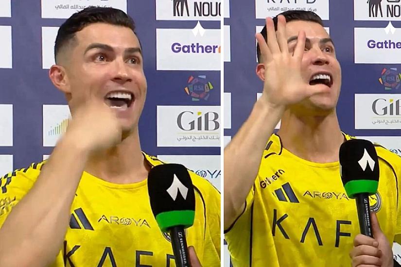 Ronaldodan sərt reaksiya: