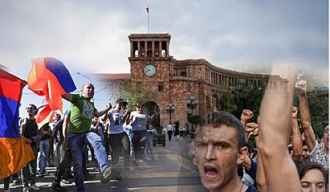 İrəvanda bu ölkənin də BAYRAĞI yandırıldı – 