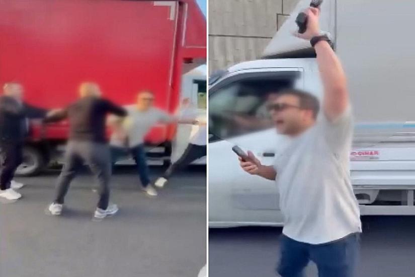 Polis və sürücü arasında qalmaqal - 