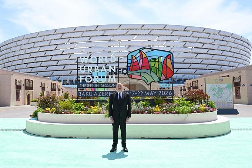 Prezident Bakı Olimpiya Stadionunda 