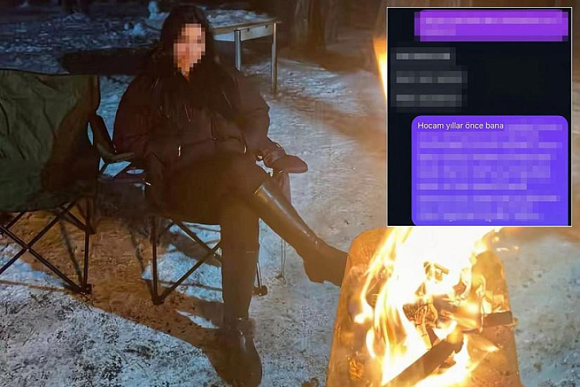 Gənc qadının orta məktəb müəlliminə göndərdiyi mesaj 